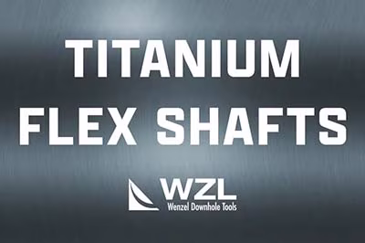 Wenzel is pleased to offer titanium flex shafts as an optional driveline for their leading downhole drilling motors