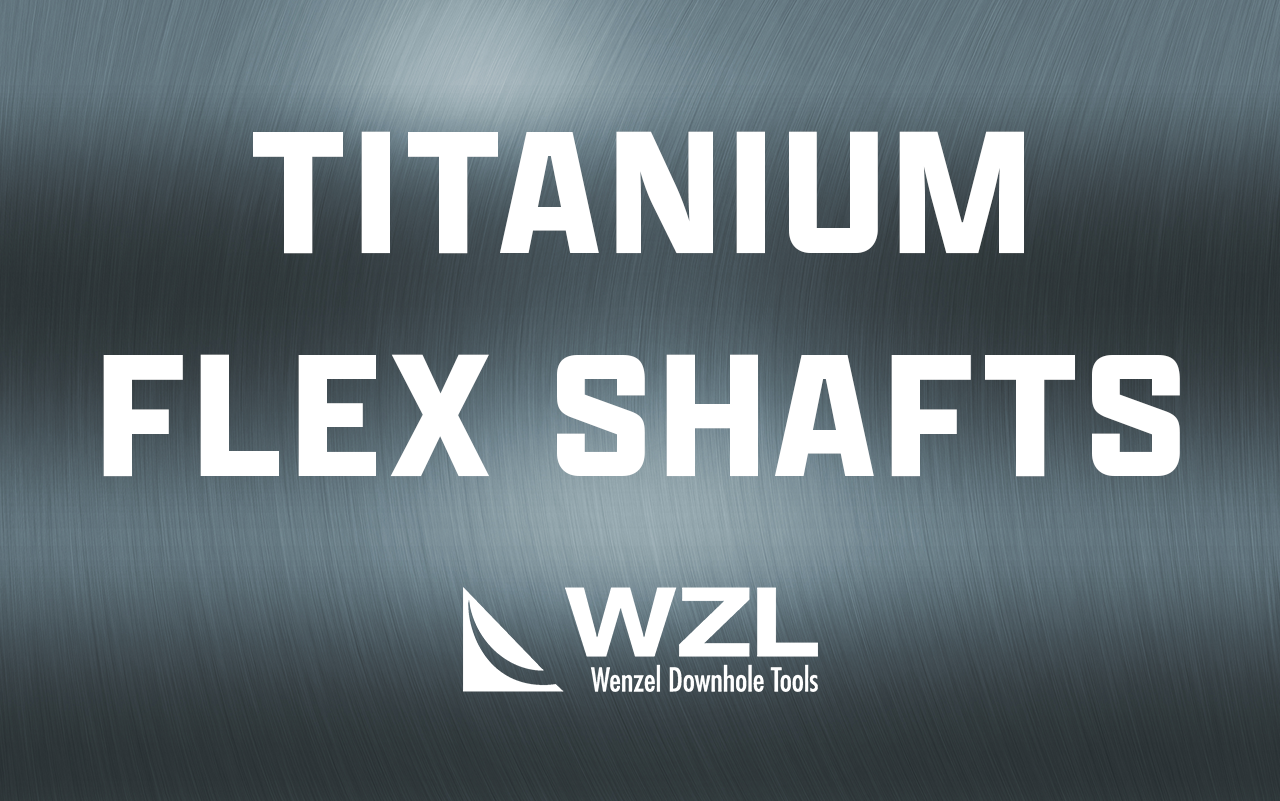Wenzel is pleased to offer titanium flex shafts as an optional driveline for their leading downhole drilling motors